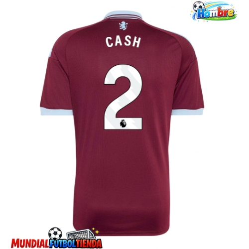 Camiseta Aston Villa Matty Cash #2 Primera Equipación Replica 2026-27 mangas cortas